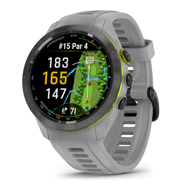 Garmin Approach S70 Touchscreen Golf GPS Watch – Hornung's Golf Garmin Approach S70 Touchscreen Golf GPS Watch – Hornung's Golf