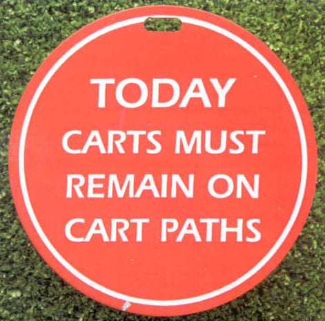 Cart Path Tag
