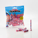 Painted Splatter Wood Golf Tees